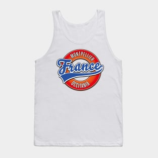 Montpellier Occitania France retro logo Tank Top